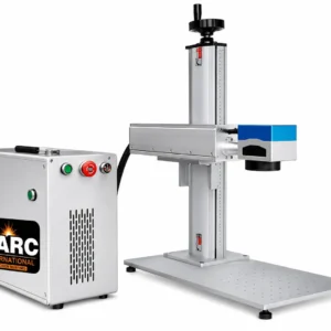 Automatic Metal Laser Engraving Machine for precision engraving on all metal products with a 115 × 115 mm marking area.