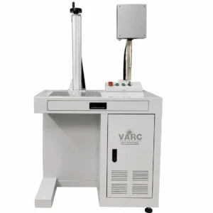 Desktop laser engraving machine for precision engraving on metal products with a 115 × 115 mm marking area and industrial-grade performance.