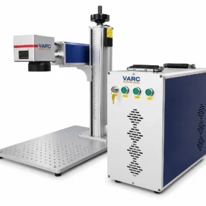 FRP laser marking machine for permanent industrial marking on plastic, glass, leather, metal, and other manufacturing materials.